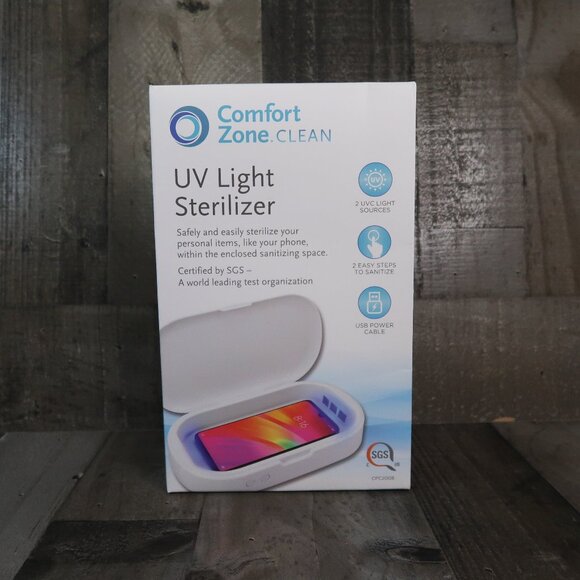 Comfort Zone Clean Portable UV Light Phone Sterilizer Sanitizer New in Box - Picture 1 of 7
